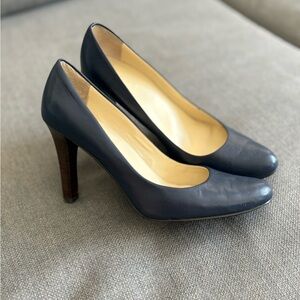 Elegant Navy Blue Women's Heels